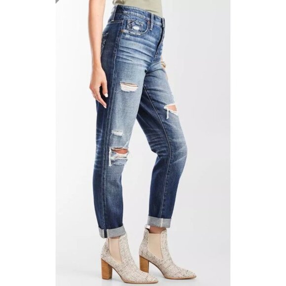 Buckle Black Mom Jean In Nepal 25" - Picture 2 of 5